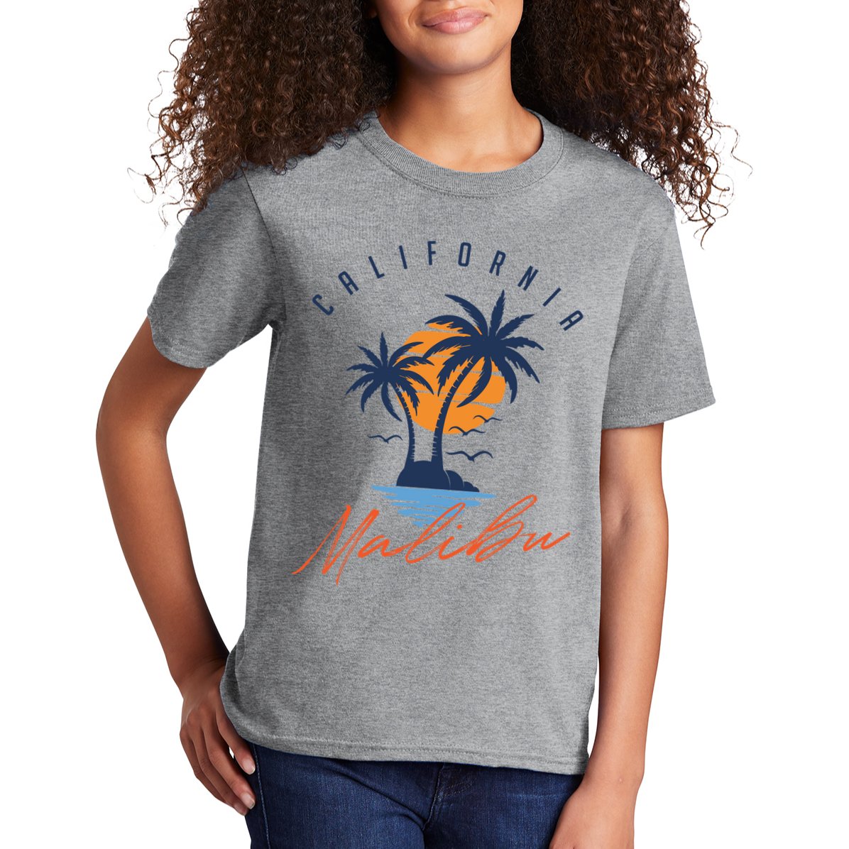 Summer In Malibu Beach Kids T-Shirt