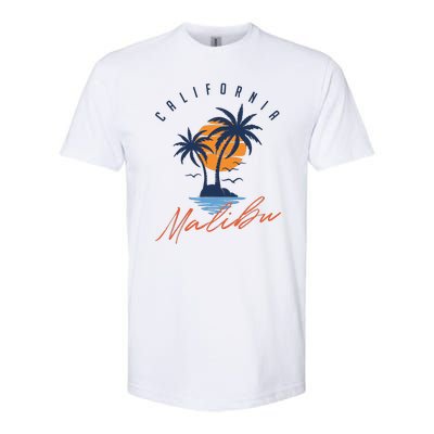 Summer In Malibu Beach Softstyle® CVC T-Shirt