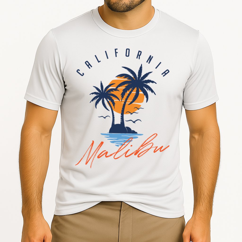 Summer In Malibu Beach Performance Shirt