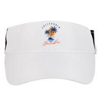 Summer In Malibu Beach Adult Drive Performance Visor