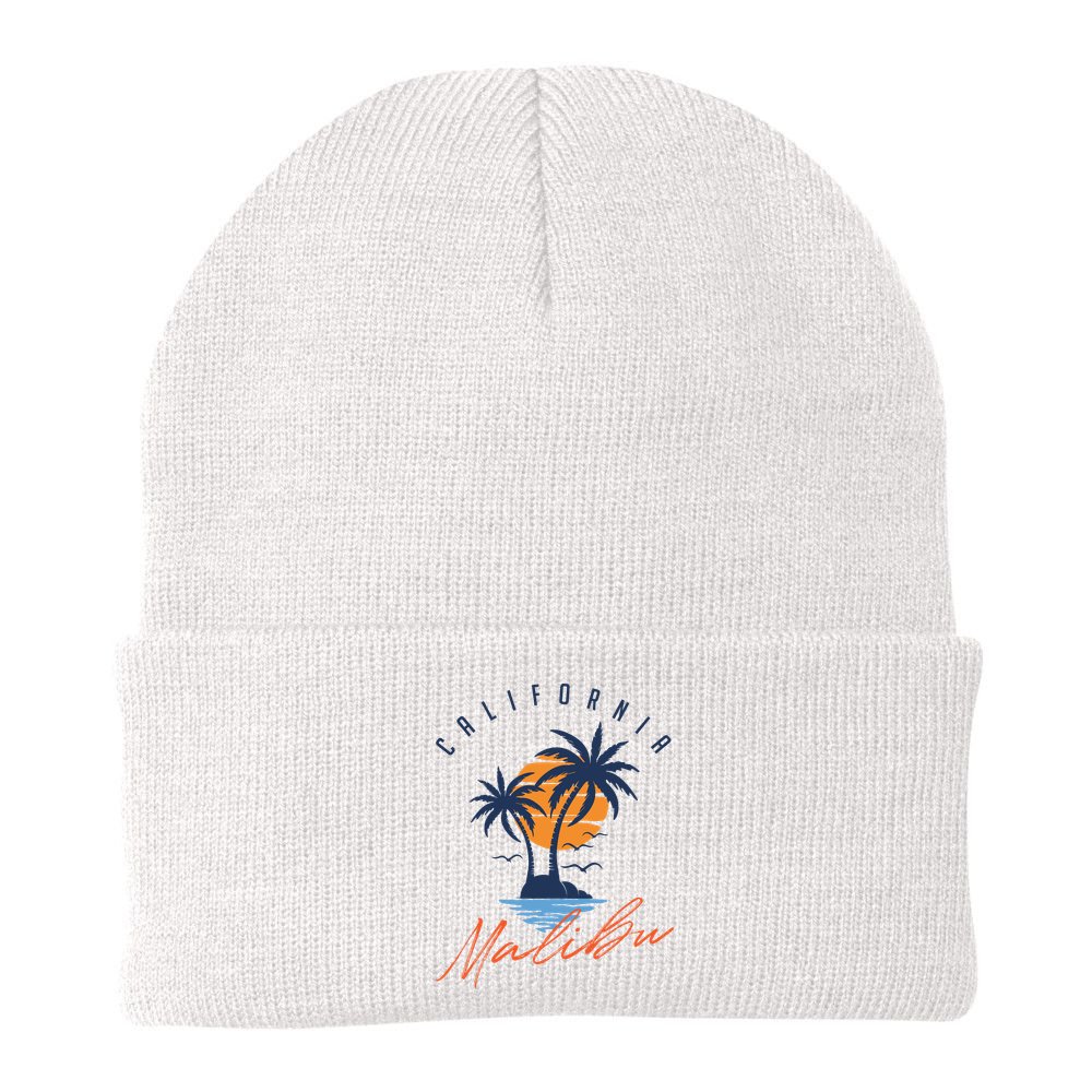 Summer In Malibu Beach Beanie