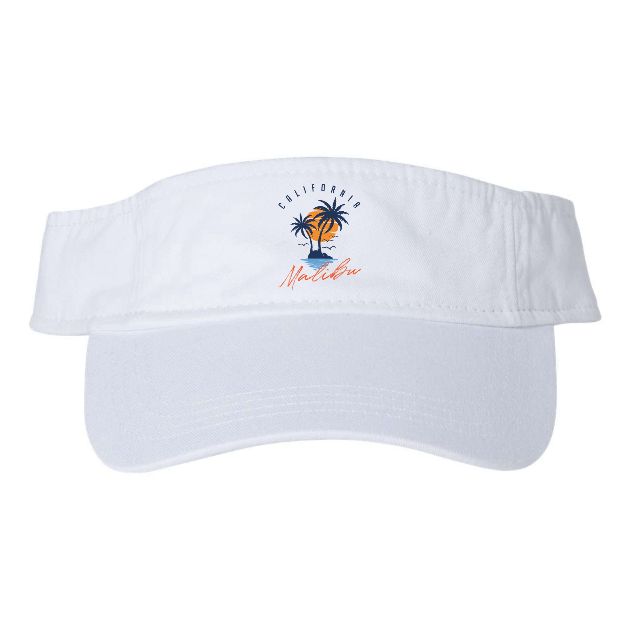 Summer In Malibu Beach Visor