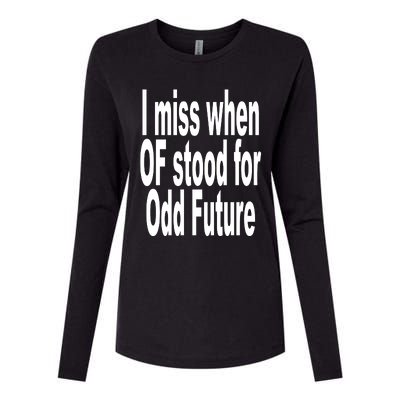 Shoprevive I Miss When Of Stood For Odd Future Womens Cotton Relaxed Long Sleeve T-Shirt