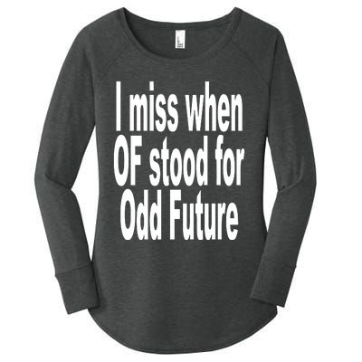 Shoprevive I Miss When Of Stood For Odd Future Women's Perfect Tri Tunic Long Sleeve Shirt