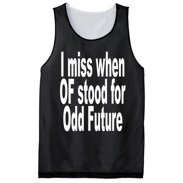 Shoprevive I Miss When Of Stood For Odd Future Mesh Reversible Basketball Jersey Tank