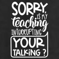 Sorry Is My Teaching Interrupting Your Talking Funny Trucker Hat