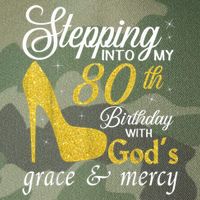 Stepping Into My 80th Birthday With God's Grace And Mercy Legacy Tie Dye Trucker Hat