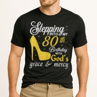 Stepping Into My 80th Birthday With God's Grace And Mercy Performance Shirt