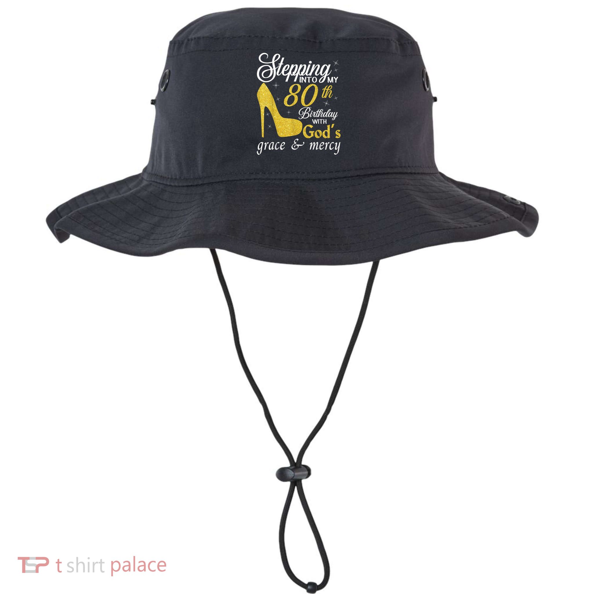 Stepping Into My 80th Birthday With God's Grace And Mercy Bucket Hat
