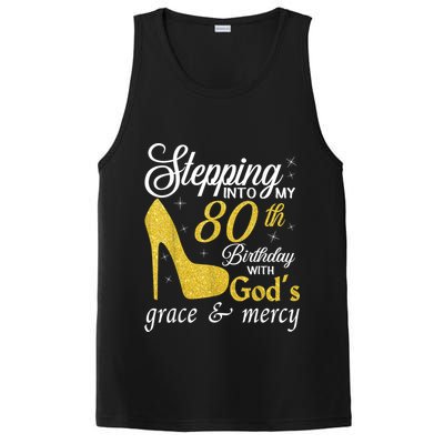 Stepping Into My 80th Birthday With God's Grace And Mercy PosiCharge Competitor Tank