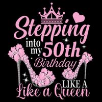 Stepping Into My 50Th Birthday Like A Queen Backpack