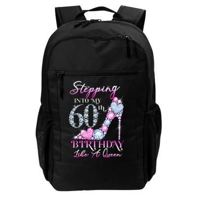 Stepping Into My 60th  Birthday Like A Queen Backpack