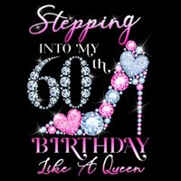Stepping Into My 60th  Birthday Like A Queen Backpack