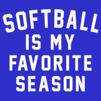 Softball Is My Favorite Season Softball Sports Lover Funny Gift Visor