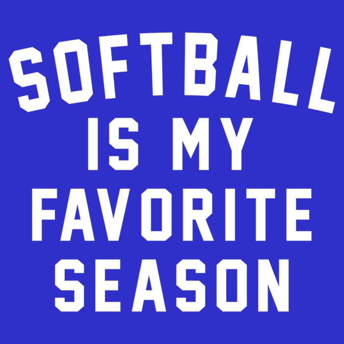 Softball Is My Favorite Season Softball Sports Lover Funny Gift Visor