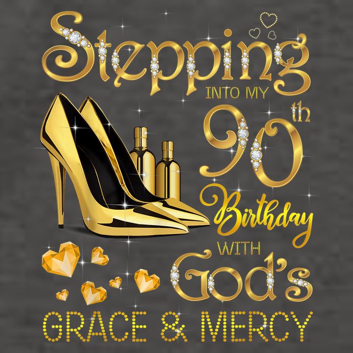 Stepping into my 90th birthday with God's grace & Mercy Vector Backpack