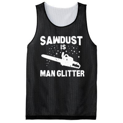 Sawdust Is Man Glitter Chainsaw Wood Working Saw Dust Mesh Reversible Basketball Jersey Tank