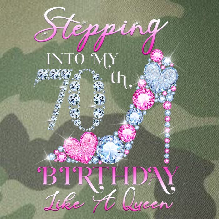 Stepping Into My 70th  Birthday Like A Queen Legacy Tie Dye Trucker Hat