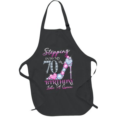 Stepping Into My 70th  Birthday Like A Queen Apron