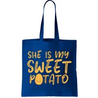 She Is My Sweet Potato Thanks Giving Vegetable Potato Gift Tote Bag