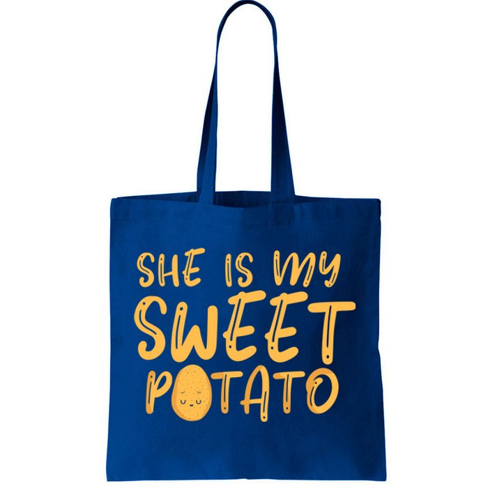 She Is My Sweet Potato Thanks Giving Vegetable Potato Gift Tote Bag