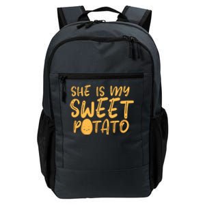 She Is My Sweet Potato Thanks Giving Vegetable Potato Gift Daily Commute Backpack