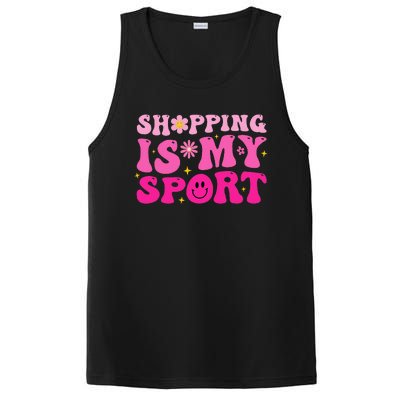 Shopping Is My Sport Funny Shopping Lover PosiCharge Competitor Tank