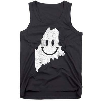 Smiling In Me – Funny Maine Happy Face Tank Top