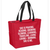 She Is Me Couples Marriage True Love Valentines Zip Tote Bag