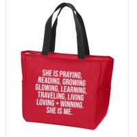 She Is Me Couples Marriage True Love Valentines Zip Tote Bag