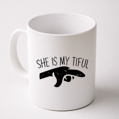 She Is My Tiful Halloween Costume Ghost Matching Couple Great Gift Coffee Mug