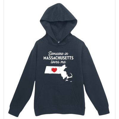 Someone In Massachusetts Loves Me Massachusetts Urban Pullover Hoodie