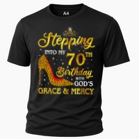 Stepping Into My 70th Birthday Gift Girls WoM.e.n 70 Year Old Cooling Performance Crew T-Shirt