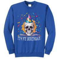 Skeleton ItS My Birthday Party Happy Halloween Birthday Gift Sweatshirt