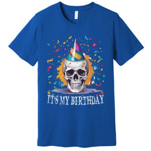 Skeleton ItS My Birthday Party Happy Halloween Birthday Gift Premium T-Shirt