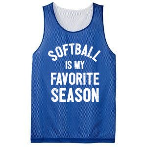 Softball Is My Favorite Season Great Gift Mesh Reversible Basketball Jersey Tank