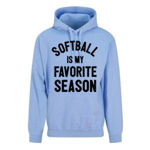 Softball Is My Favorite Season Great Gift Unisex Surf Hoodie