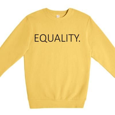 Simple Equality Logo Premium Crewneck Sweatshirt