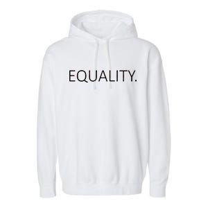 Simple Equality Logo Garment-Dyed Fleece Hoodie