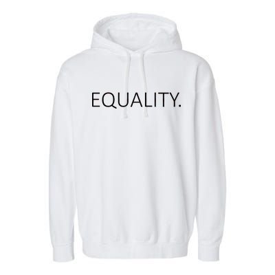 Simple Equality Logo Garment-Dyed Fleece Hoodie