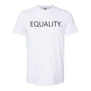 Simple Equality Logo Softstyle CVC T-Shirt