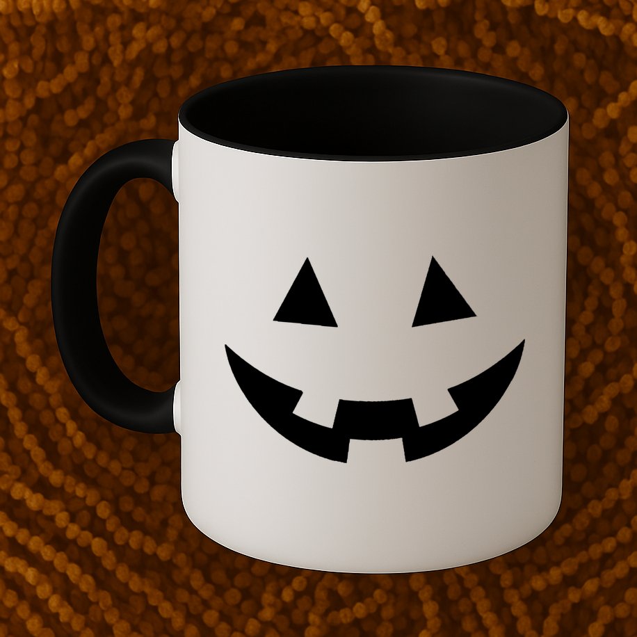 Simple Pumpkin Big Face Mug