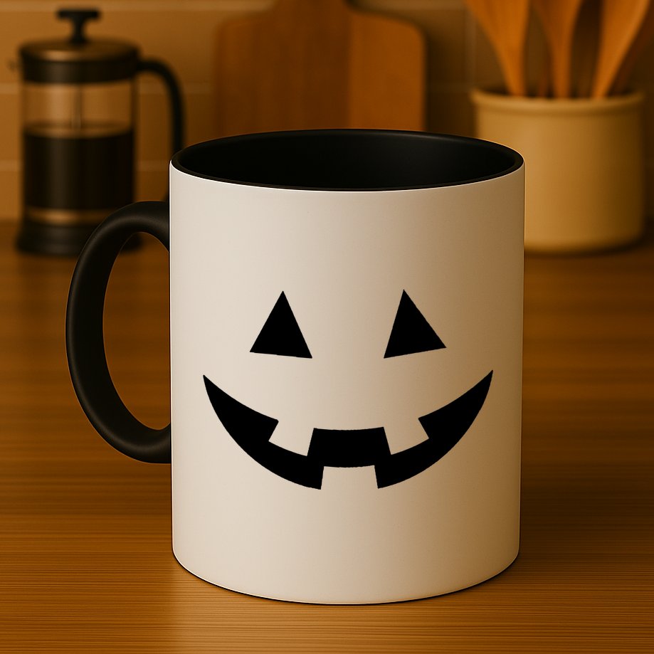 Simple Pumpkin Big Face Mug