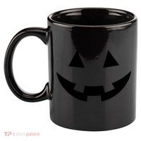Simple Pumpkin Big Face 11oz C Handle Ceramic Mug