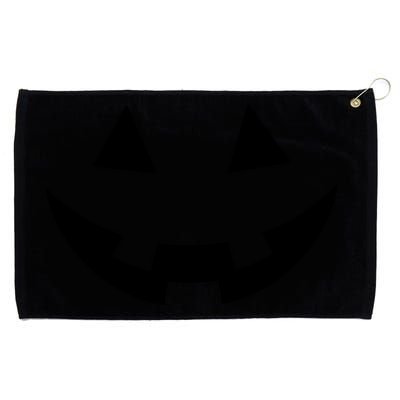 Simple Pumpkin Big Face Grommeted Golf Towel