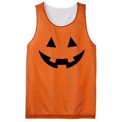 Simple Pumpkin Big Face Mesh Reversible Basketball Jersey Tank