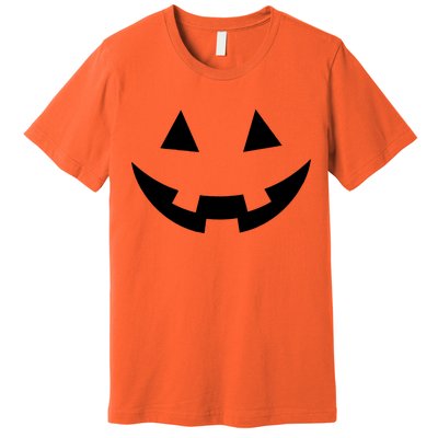 Simple Pumpkin Big Face Premium T-Shirt