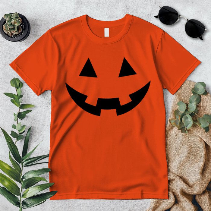 Simple Pumpkin Big Face Premium T-Shirt