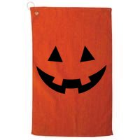 Simple Pumpkin Big Face Golf Towel