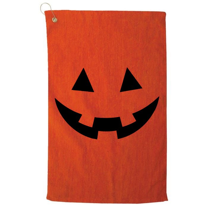 Simple Pumpkin Big Face Golf Towel